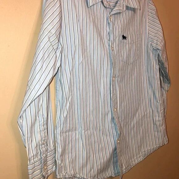 Old Navy Long Sleeve Button Down Shirt Size Large - Picture 2 of 6
